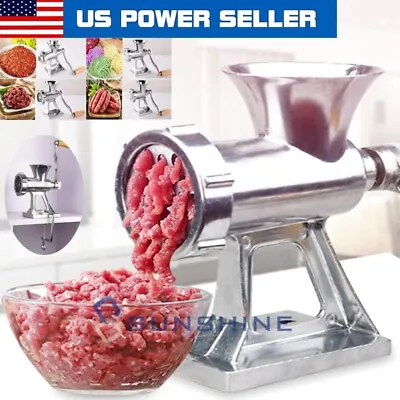 Heavy Duty Meat Grinder Mincer Stuffer Manual Sausage Filler Sauce Maker Machine • $29.99