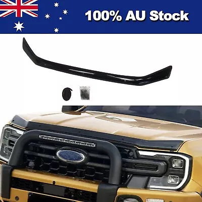 Bonnet Protector Guard For Ford Ranger Next Gen PY 2022 2023+ Tinted Black • $99