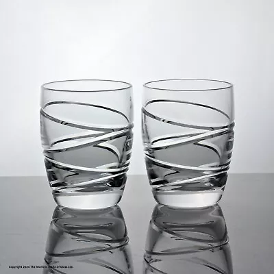 Pair Of Jasper Conran For Waterford Aura Swirl Pattern Tumblers • £70