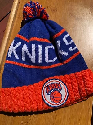 Mitchell & Ness NBA New York Knicks Knit Beanie Pom Winter Hat  • $0.99