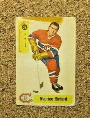 1958-59 Parkhurst Hockey #38 Maurice  Rocket  Richard (Montreal Canadiens) • $175