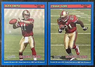 $8.99 • Buy 2005 Topps Bazooka Frank Gore #177 & Alex Smith #194 Blue Parallel Rookie Cards!