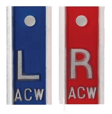 $39 • Buy Aluminum X-Ray Markers - Left/Right Set 1/2 , Personalized