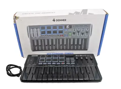 Donner DMK25 Pro MIDI Keyboard Controller 25 Mini Key W/ 8 Drum Pads • $42.50