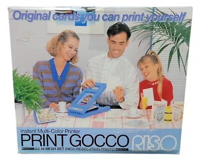 Vintage Riso Print Gocco B6 Hi Rez Instant Multi Color Printer Excellent Conditi • $149.99