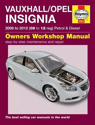 Vauxhall/Opel Insignia Haynes Workshop Manual 2008- 2012 Petrol Diesel Repair • £22.75