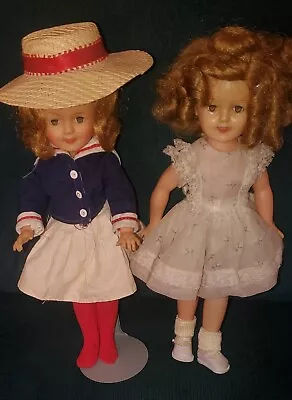 12  SHIRLEY TEMPLE 2 Dolls IDEAL Vintage  • $34.99