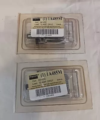 Dayton 1A485M Relay 8 Pin Octal DPDT 12A 24 VDC. NEW. (Lot Of 2) Free Shipping. • $45