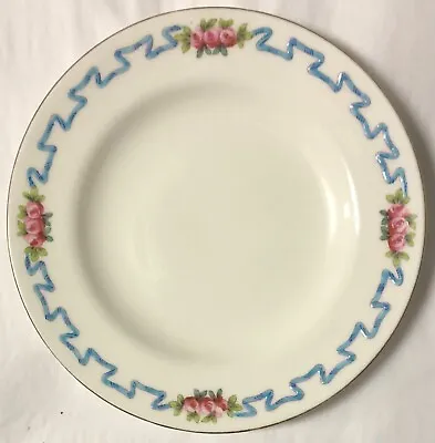 Minton Ribbon & Blossom W Gold Trim Fine Bone China England Bread Plate 6 1/4  • $40