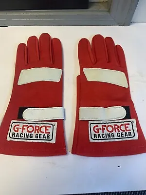 G-Force Racing Gear GF G5 Gloves SFI 3.3/5 Red Racing Gloves Size X-LARGE • $50
