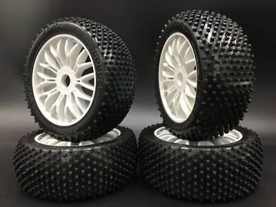 Axial 1/8 Rc Buggy Wheels Tires Badland Set For Kyosho Inferno Ve Mp9 Hpi Vorza • $33.99