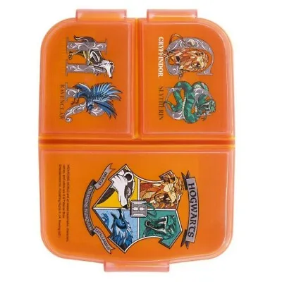 £12 • Buy Harry Potter Kids Character 3 Compartment Sandwich Lunch Box Licenced Item