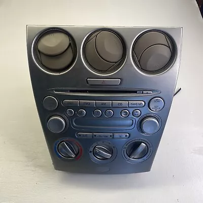 2004 Mazda 6 Mazda6 CD Changer Radio/Climate Control/Vent Hazard Bezel OEM • $130