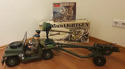 Gi Joe Vintage 1964 AM Landover With Trailer Boxed Light Gun & Searchlight • $690