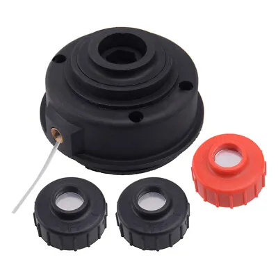 Strimmer Trimmer Head With Spool Line Set 4pcs Fit For Qualcast GDB30B M8x13mm • £13.48