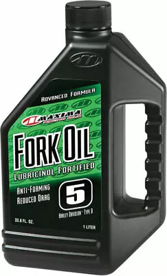 Maxima Racing MX Street Dirt Bike Motorcycle Fork Fluid Oil 5W 1 Liter 54901 • $22.49