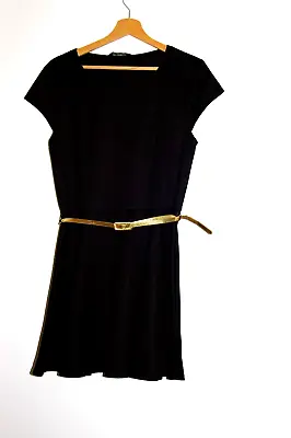 Ladies Black Dress. Internacionale Label. SIZE Slim 14 • £3.50