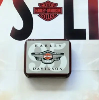 Vintage Harley-Davidson 95th Anniversary Limited Key Fob New In Tin • $34.99