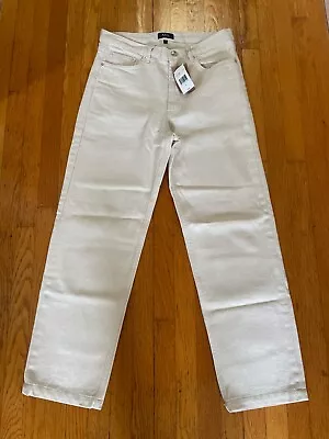 APC A.P.C. Paris Jean Martin Milk White ECRU Light Cotton Denim Jeans 30 HEMMED! • $79.99