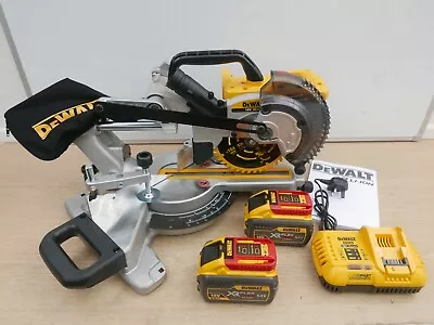 £659 • Buy Dewalt 18v Xr Dcs365 184mm Crosscut Mitre Saw + 2 X Dcb547 9 Ah & Dcb118 Charger