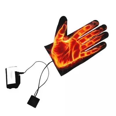 USB Heated Gloves Winter Warm Five-Finger Gloves Heating Pad Electric Heating  • $8.70