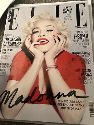 Madonna Elle Singapore Magazine Perfect Condition Rebel Heart Tour MDNA • £39.99