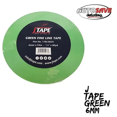 JTAPE 6mm Highly Flexible Fine Line Paint Airbrush Masking J Tape Heat Resistant • £4.99