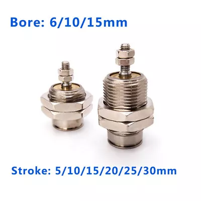 $12.48 • Buy Pin Cylinder CJPB Smc Type Single Acting Spring Return Micro Pneumatic Cylinder