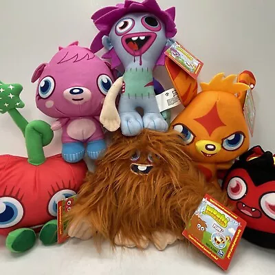 MOSHI Monsters Plush LOT - Poppet Furi Katsuma Diavlo Luvli Zommer 2011 NEW • $59.99