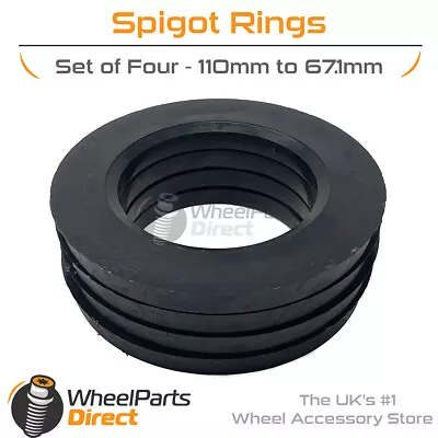 Spigot Rings (4) 110mm To 67.1mm For Mazda MPV [Mk2] 99-06 • $12.62