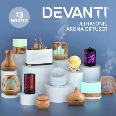 $18 • Buy Devanti Aromatherapy Diffuser Aroma Essential Oil Ultrasonic Air Humidifier Mist
