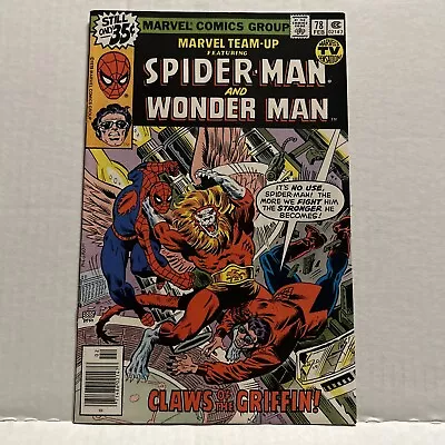 Marvel Team Up # 78 Spider-Man And Wonder-man • $2.99