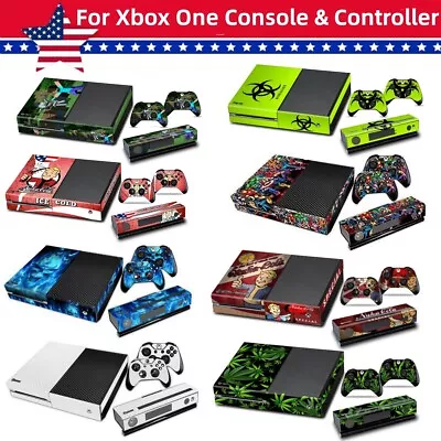 Vinyl Stickers Decal Skin Cover For Microsoft Xbox One Console & 2 Controllers • $6.86