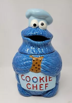 1970's Demand Marketing  Chef Cookie Monster  Glazed Ceramic Cookie Jar Muppets  • $79.99