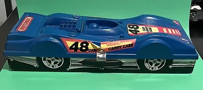 Vintage Matchbox 48 Blue Race Car Carry Case Vintage Matchbox Cars - 1980 • $40