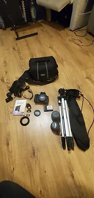Canon EOS 650D Camera Kit With Tripod 18-55mm & 28-105mm Lense Camera Bag Etc • £300
