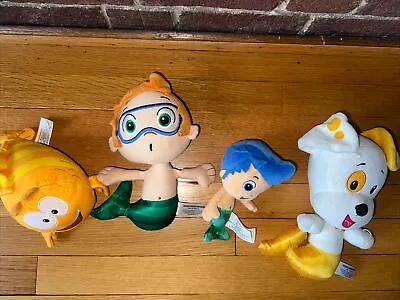 Bubble Guppies Lot Mr Grouper Puppy Nonners Gil Plush Doll Nick Jr Stuffed • $14.99