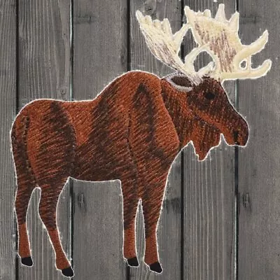 Moose Embroidered Patch — Iron On • $5.75