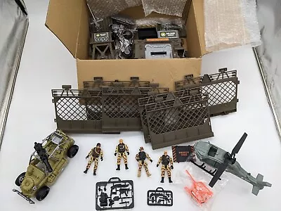 Joyin Military Base Toys Action Figure Military Combat Vehicles Weapon Army Toys • $34.94