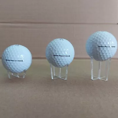 £5.49 • Buy Golf Ball Stand Display Acrylic Holder Gift Signed Hole In One