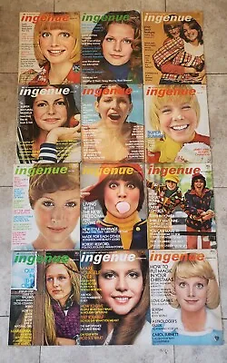 Ingenue Magazines Complete Set 1972 • $349.99