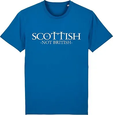 £9.95 • Buy Scottish Not British T-Shirt - Scotland Independence SNP Sturgeon IndyRef2 Yes