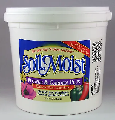 2lb SoilMoist Mycorrhizal FLOWER & GARDEN PLUS Hydrogel Potting Container Mix • $29.99