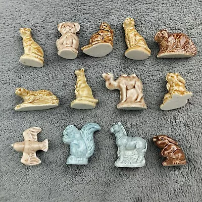 Vintage Wade England Whimsies Assorted Lot Of 13 Animals Wild Zoo Pets Bird  • $20