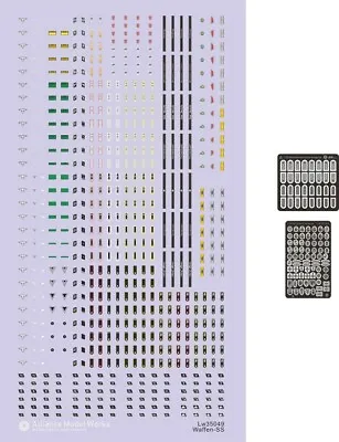 1/35 German WWII Waffen- S Uniform Insignia And Devices LW35049 • $15.49