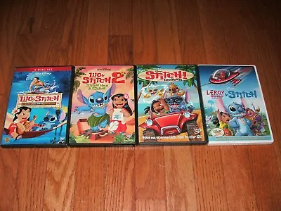 Disney Lilo And Stitch Set Of 4 Movies On DVD. 1 2 Stitch The Movie! & Leroy • $35.99