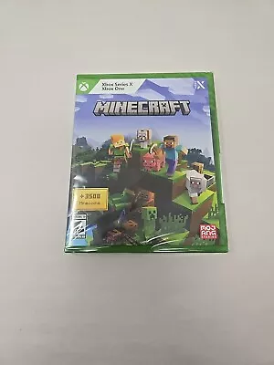 Minecraft Xbox Series X Xbox One + 3500 Minecoins New Factory Sealed Us Edition • $27