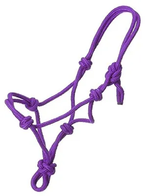 Halter - Tough-1 Miniature Poly Rope Tied (Purple - Small) • $8.95