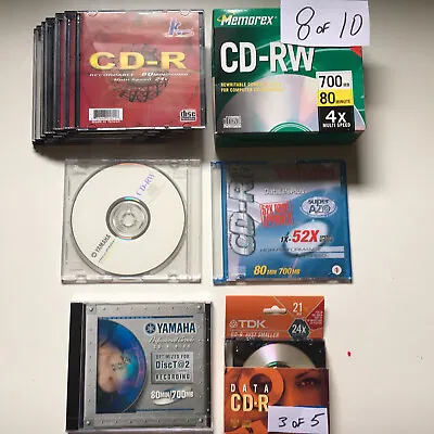 CD-RW And CD-R Lot  • $22