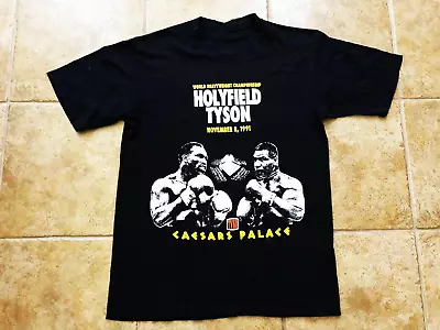 Evander Holyfield VS Mike Tyson T-Shirt For Men All Size S M L XL 234XL V061 • $21.99